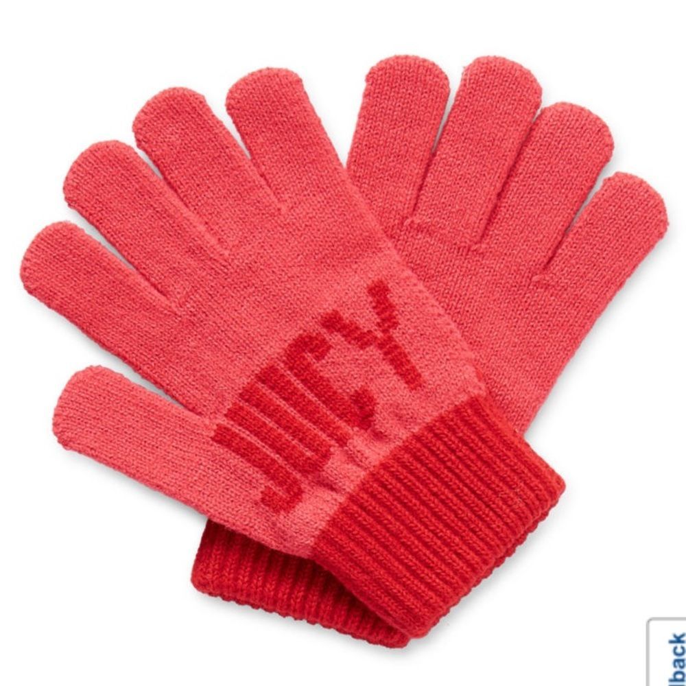 NWT Pink JUICY Logo Gloves